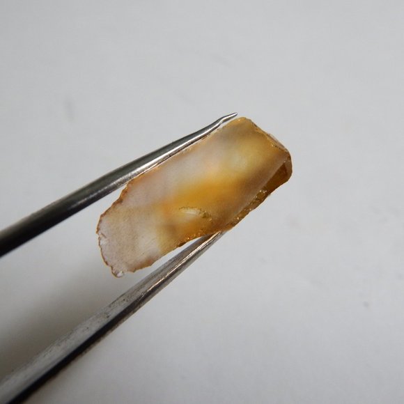 10.8ct imperial topaz bi color eye clean facet grade rough gemstone from brazil - Picture 1 of 9